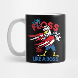 Floss like a Boss Eagle Tee Mug